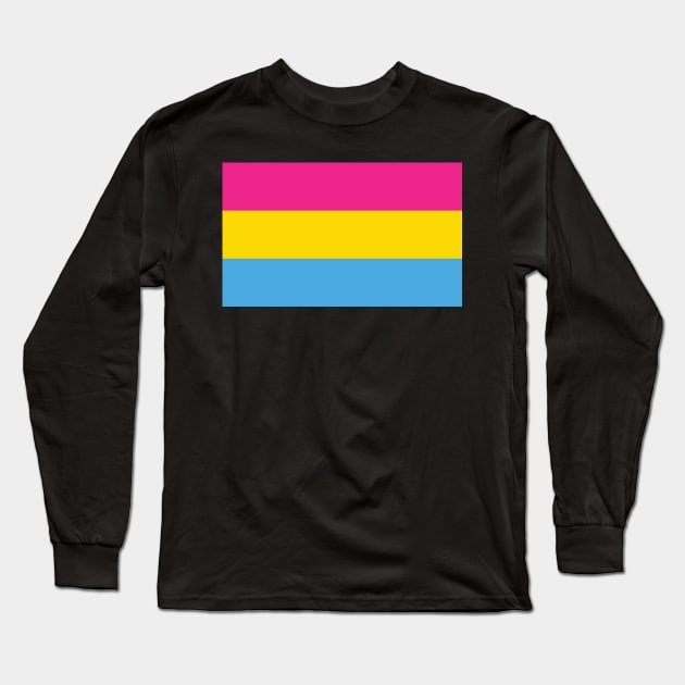 Pansexual flag Long Sleeve T-Shirt by Wickedcartoons